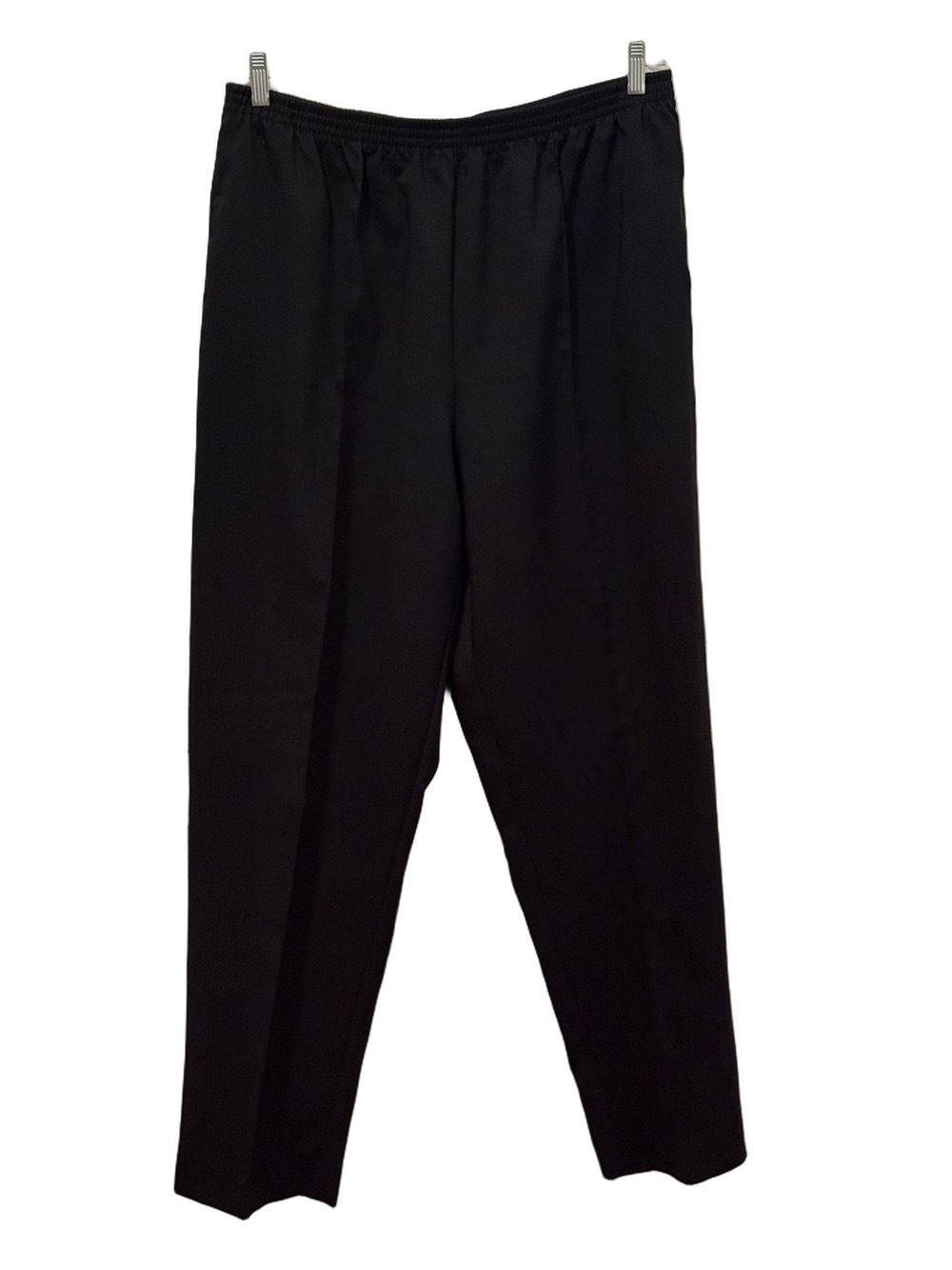 TOG Shop Classic Black Pull-On Trousers with Elastic Waist size 18